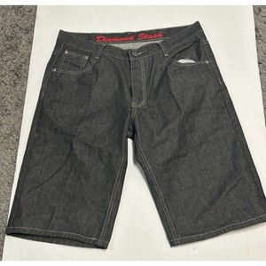 Diamond Stash Shorts Mens 36 Baggy Loose Denim